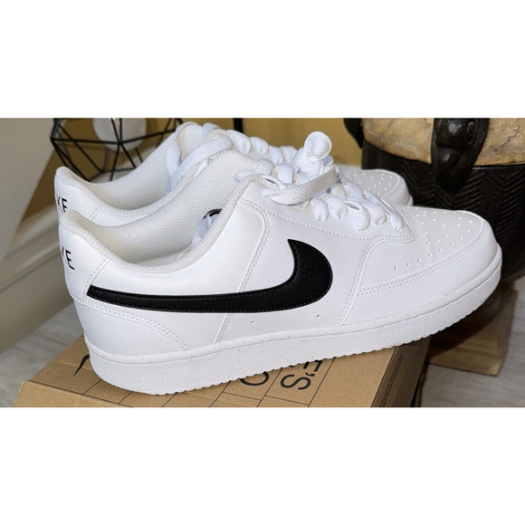 Nike Shoes - ❤️Nike  Court Vision Low Sneakers - White/Black/White - 8.5Men or Women’s 10